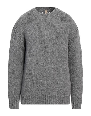 GIORGIO BRATO Sweater Light grey 55% Alpaca wool, 23% Virgin Wool, 22% Polyamide