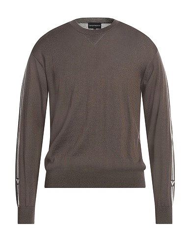 EMPORIO ARMANI Pullover Verde militare 100% Lana Vergine