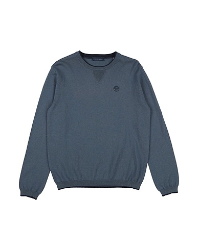 NORTH SAILS Jumper Slate blue 80% Cotton, 20% Wool