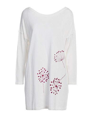 VICOLO TRIVELLI Jumper White 88% Viscose, 12% PBT - Polybutylene terephthalate