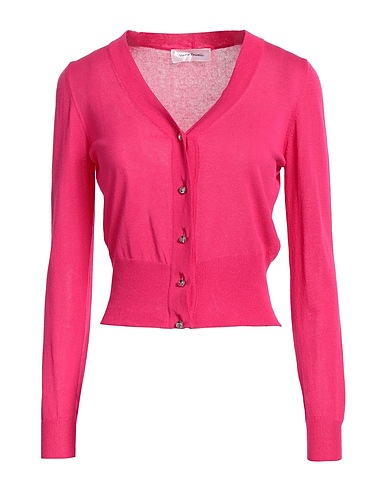 VICOLO TRIVELLI Cardigan Fucsia 88% Viscosa, 12% PBT - Polibutilentereftalato