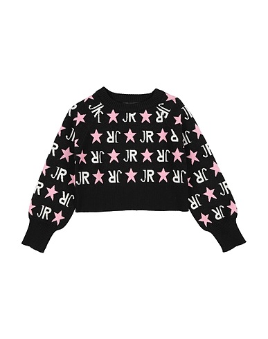 JOHN RICHMOND Jumper Black 50% Viscose, 28% Polyester, 22% Nylon