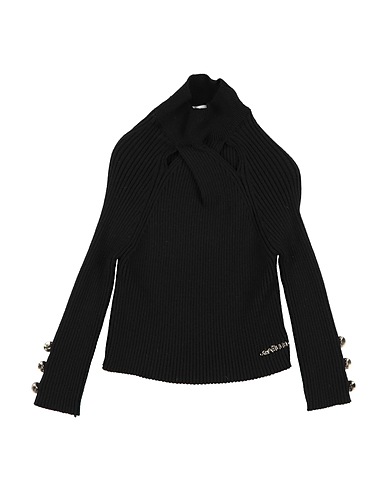 GAëLLE Paris Polo neck Black 52% Viscose, 26% Polyester, 22% Polyamide