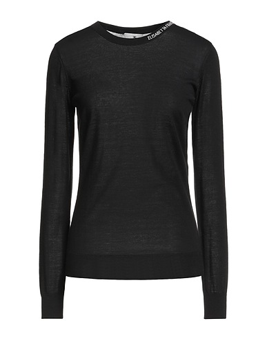 ELISABETTA FRANCHI Jumper Black 100% Virgin Wool