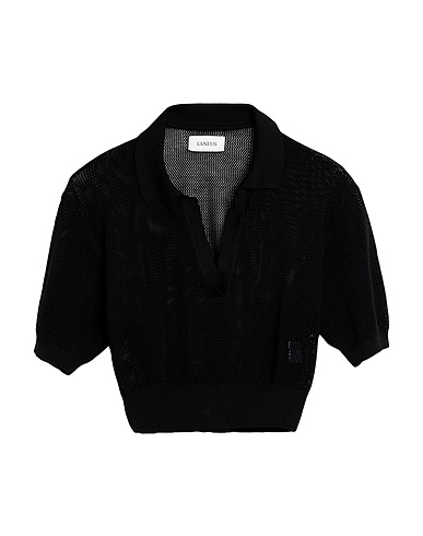 LANEUS Jumper Black 100% Cotton