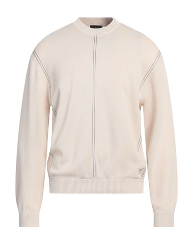 EMPORIO ARMANI Jumper Beige 51% Acrylic, 49% Virgin Wool, Polyamide, Elastane
