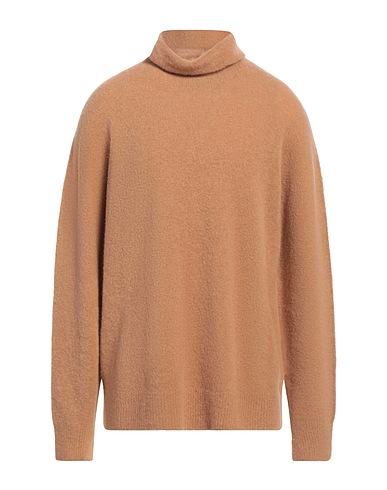 ATOMOFACTORY Polo neck Camel 50% Alpaca wool, 26% Wool, 21% Polyamide, 3% Elastane