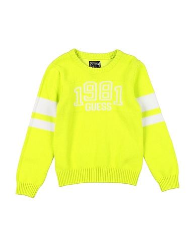 GUESS Jumper Lime green 100% Cotton