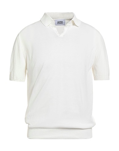 ALPHA STUDIO Jumper White 100% Cotton