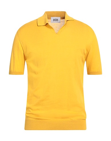 ALPHA STUDIO Jumper Mustard 100% Cotton