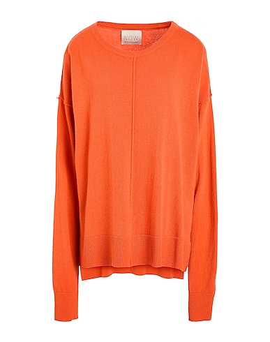 N.O.W. ANDREA ROSATI CASHMERE Jumper Orange 30% Wool, 30% Viscose, 20% Cashmere, 20% Nylon