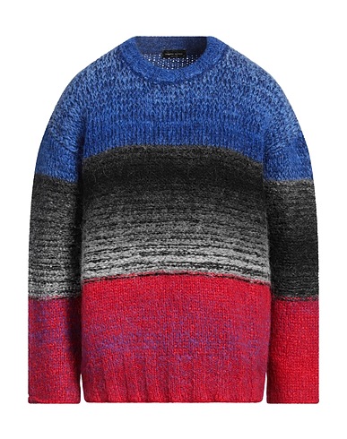 ROBERTO COLLINA Sweater Blue 68% Baby alpaca wool, 22% Nylon, 10% Wool