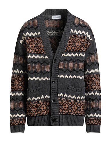 LANEUS Cardigan Gunmetal 90% Virgin Wool, 10% Cashmere