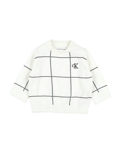 CALVIN KLEIN JEANS Jumper Ivory 100% Cotton