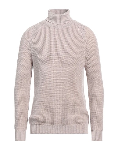 RAKKÌ WEAR Polo neck Light grey 100% Merino Wool