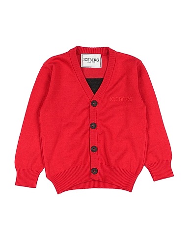 ICEBERG Cardigan Red 100% Cotton