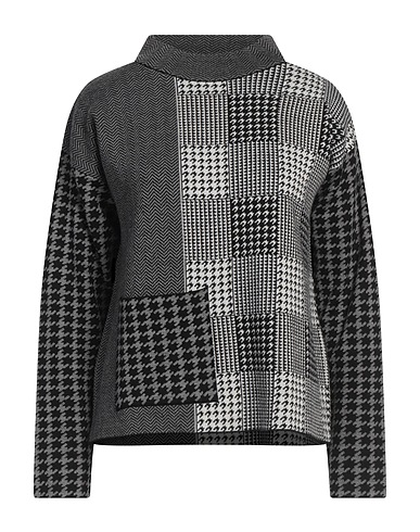 EKLE' Polo neck Grey 50% Merino Wool, 50% Acrylic