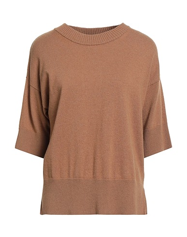 ALPHA STUDIO Jumper Camel 40% Wool, 30% Viscose, 20% Polyamide, 10% Cashmere