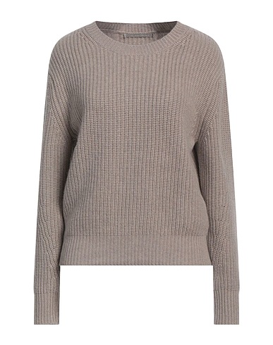 (THE MERCER) N.Y. Maglia in Cachemire Tortora 100% Cachemire