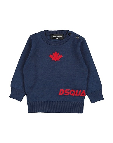 DSQUARED2 Jumper Navy blue 50% Acrylic, 50% Wool