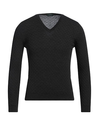 ZANONE Jumper Charcoal 95% Virgin Wool, 5% Polyamide