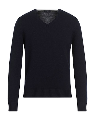 BARBA Napoli Pullover Blu notte 80% Lana Vergine, 10% Viscosa, 10% Cachemire