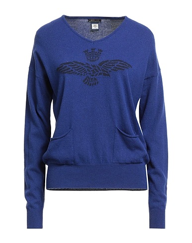 AERONAUTICA MILITARE Sweater Blue 45% Viscose, 25% Wool, 25% Polyamide, 5% Cashmere