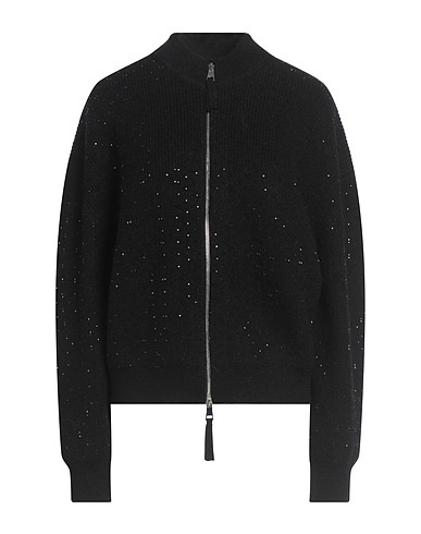 SEVENTY VENEZIA Cardigan Black 77% Wool, 12% Polyamide, 11% Mohair wool
