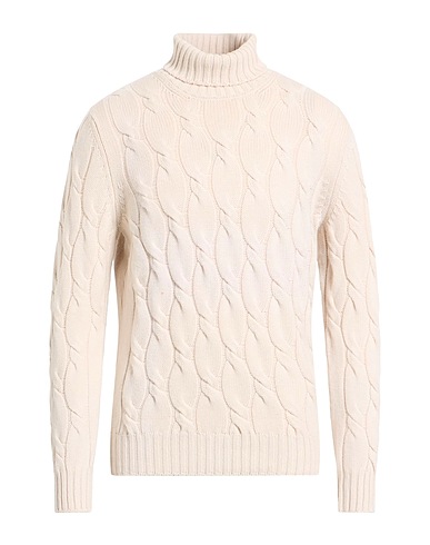 GRAN SASSO Turtleneck Beige 80% Virgin Wool, 10% Viscose, 10% Cashmere