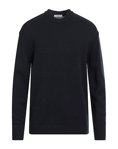 PAOLO PECORA Pullover Blu navy 50% Lana, 50% Acrilico