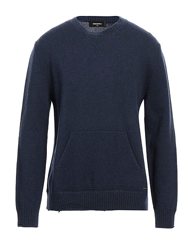 DSQUARED2 Jumper Navy blue 90% Wool, 10% Cashmere