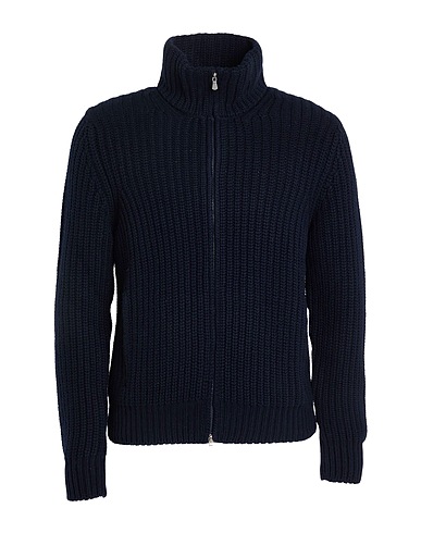 GRAN SASSO Strickjacke Nachtblau 80% Schurwolle, 10% Viskose, 10% Kaschmir