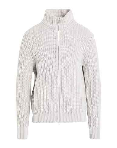 GRAN SASSO Strickjacke Hellgrau 80% Schurwolle, 10% Viskose, 10% Kaschmir