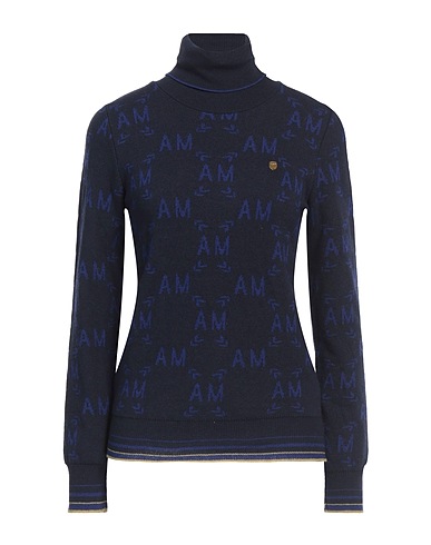 AERONAUTICA MILITARE Dolcevita Blu navy 45% Viscosa, 25% Lana, 25% Poliammide, 5% Cachemire