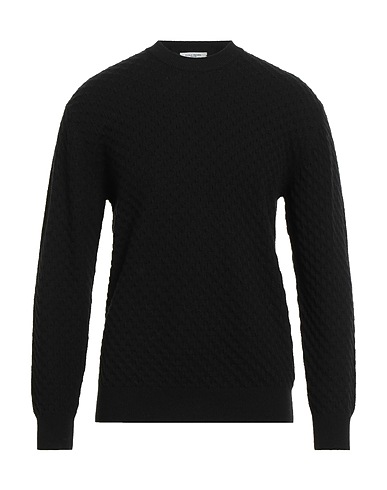 PAOLO PECORA Jumper Black 100% Virgin Wool
