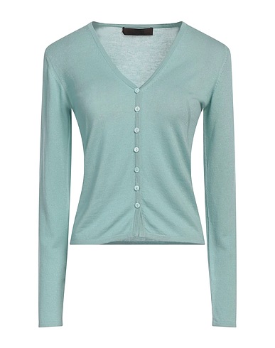 ALPHA MASSIMO REBECCHI Cardigan Turquoise 55% Cashmere, 45% Silk