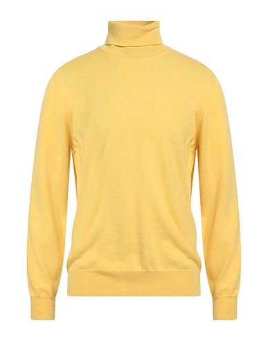 KANGRA Polo neck Yellow 100% Wool