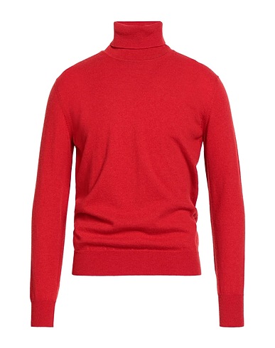 KANGRA Turtleneck Tomato red 100% Wool