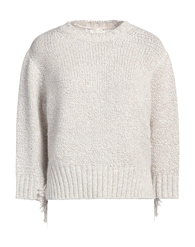 MARELLA Pullover MONOCHROME Grigio chiaro 40% Acrilico, 32% Poliestere, 19% Lana mohair, 7% Lana, 2% Elastan