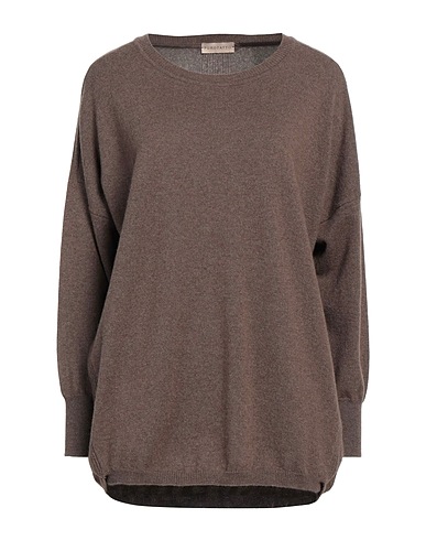PUROTATTO Cashmere blend Dark brown 100% Cashmere