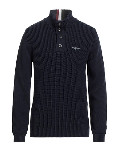 AERONAUTICA MILITARE Jumper Navy blue 100% Cotton