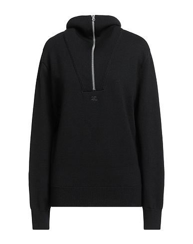 COURRÈGES Dolcevita Nero 91% Lana Merino, 9% Poliammide