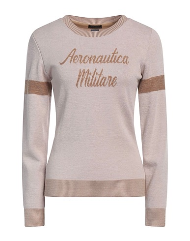 AERONAUTICA MILITARE Jumper Beige 50% Acrylic, 38% Wool, 6% Viscose, 6% Polyamide