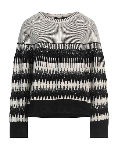 SEVENTY VENEZIA Pullover Noir 50% Laine, 30% Polyester, 20% Polyamide