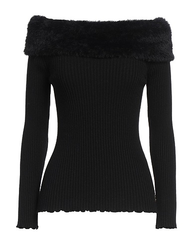 BLUMARINE Jumper Black 52% Viscose, 28% Polyester, 20% Polyamide