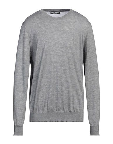 DOLCE&GABBANA Maglia in Cachemire Grigio 100% Cachemire