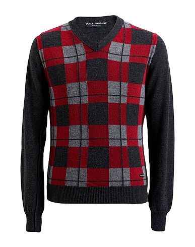 DOLCE&GABBANA Pullover Braungrau 100% Schurwolle