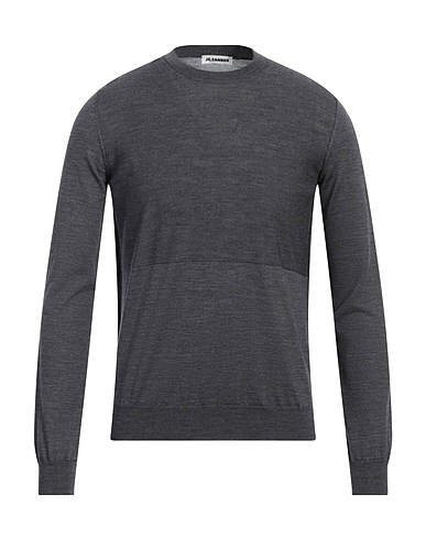 JIL SANDER Jumper Charcoal 100% Merino Wool