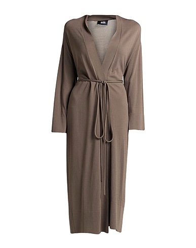 ALPHA STUDIO Cardigan Gris taupe 65% Viscose, 35% Nylon