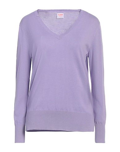 SUN 68 Pullover Lila 100% Baumwolle
